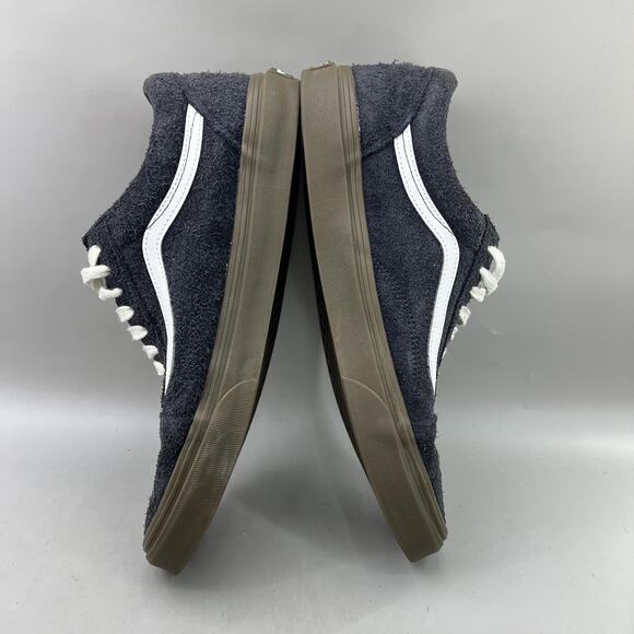Vans Old Skool Hairy Suede Skate Shoes Men Size 11.5 Gray Black Low Top Sneakers - Picture 6 of 8